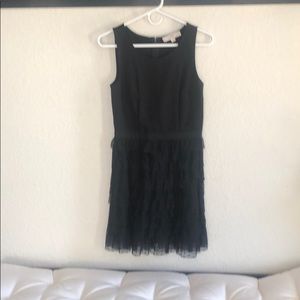 Ann Taylor ruffled hem dress